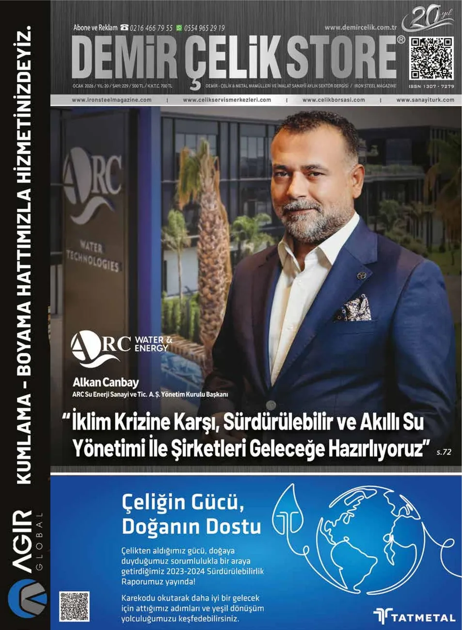 Demir Çelik Store dergisi — Metal Medya'nın sektörel yayınlarından biri